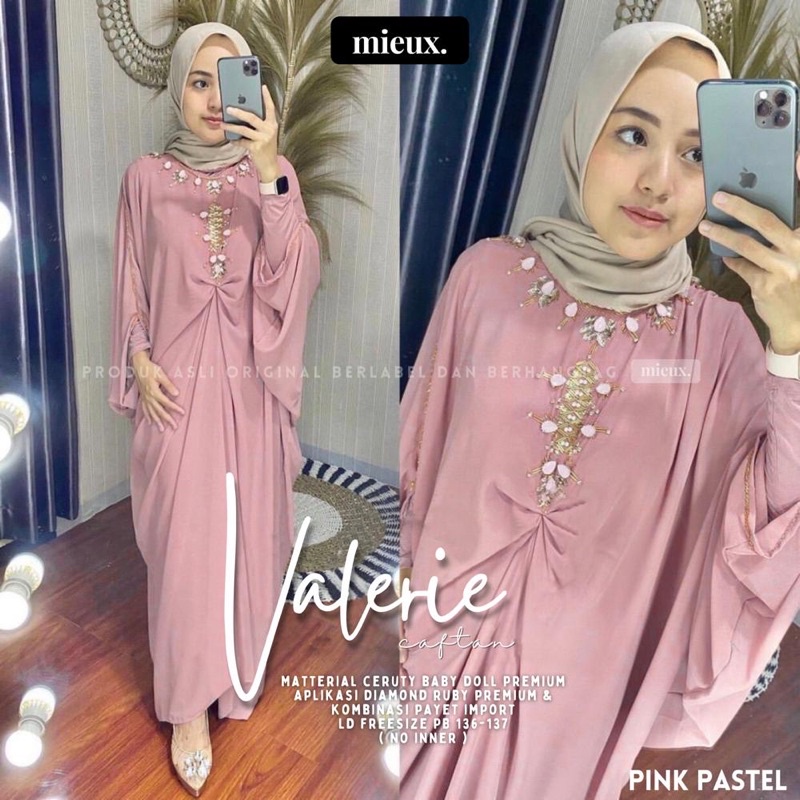 VALERIE KAFTAN kaftan payet original mieux kaftan isyana