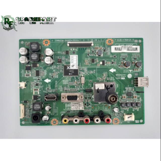 MB TV LED LG 29MT45A  mainboard tv led lg 29mt45a  mesin tv lg 29mt45