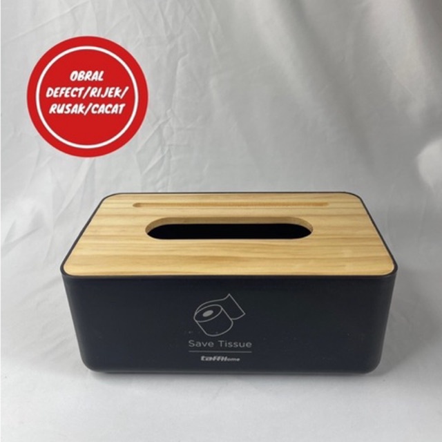 [OBRAL RIJEK] Kotak Tisu Kayu Solid Wooden Tissue Box - ZJ007