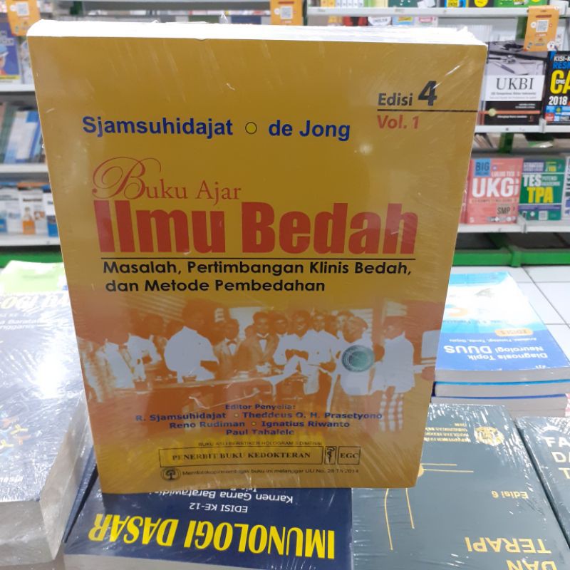 BUKU KEDOKTERAN BUKU AJAR ILMU BEDAH EDISI 4 VOLUME 1 DAN VOLUME 2 OLEH SJMASUHIDAJAT EGC