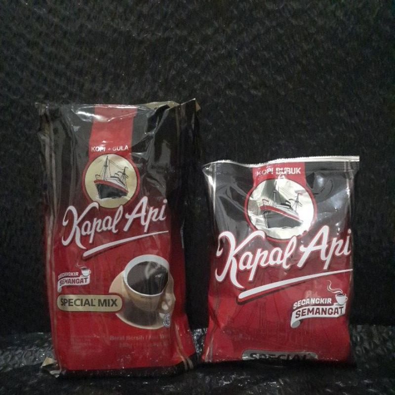 

kopi kapal api special 165g dan kopi kapal api special mix isi 10 sachet 240 g(@24g)
