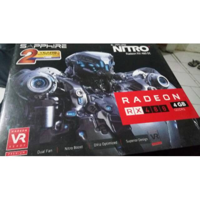 Sapphire Nitro+ Radeon rx 480 oc