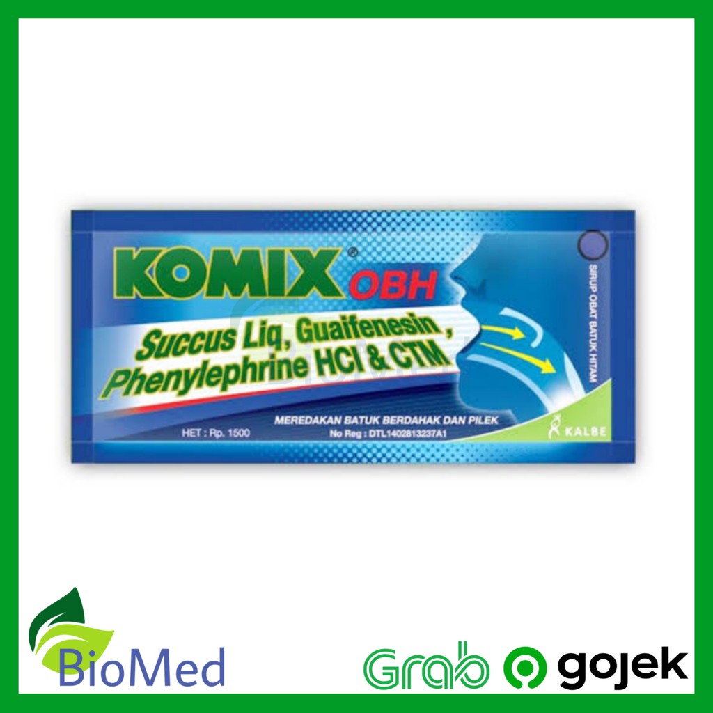 KOMIX OBH SACHET - Obat Flu Batuk Pilek