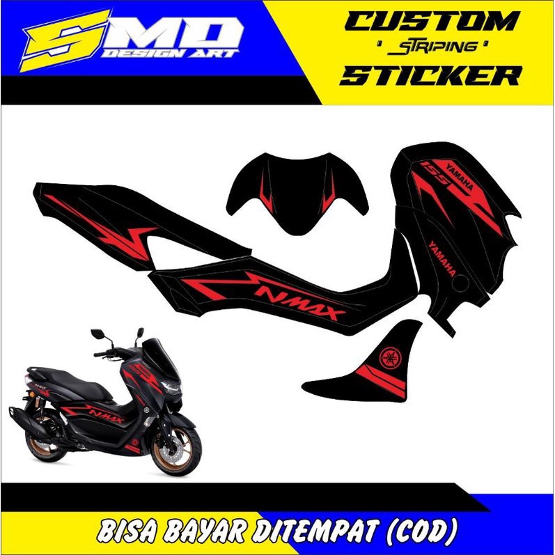 STICKER NMAX NEW 155 STRIPING NMAX BARU CUTTING STICKER NMAX BARU 2