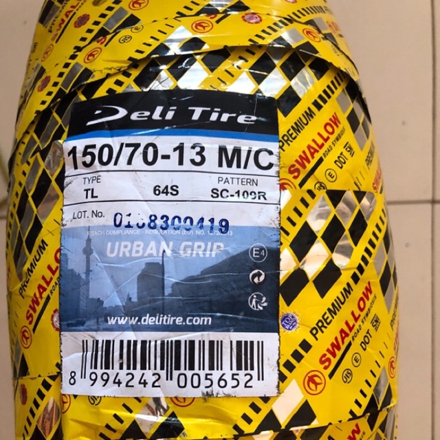 BAN LUAR TUBLES SWALLOW 150/70-13 NMAX