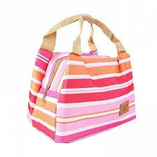 Cooler Bag Motif Salur Lunch Bag (Bonus 1 Pc Jelly Ice Cooler) Tas Asi Tas Bayi Coolerbag