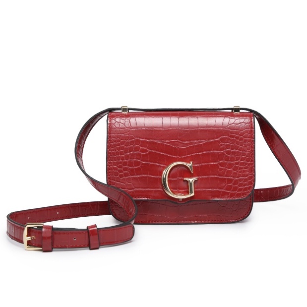 PGBAGS-TAS SELEMPANG WANITA IMPORT GGUESSS CORILY CONVERTIBLE CROSSBODY/PREMIUM#184503