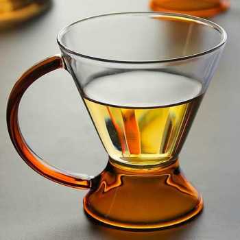 Teko Kaca Tahan Panas Pitcher Kaca Teh Tubruk Teko Saringan Teh Cina Plus Saringan Teh Borosilicate Glass 580ml