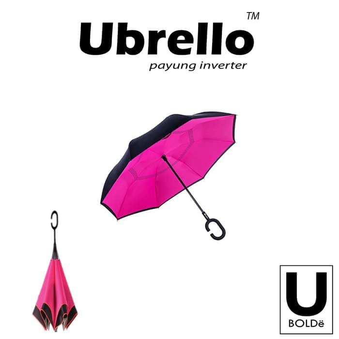 Ubrello Bolde - Payung Terbalik Upside Down Umbrella - Tanpa Corak