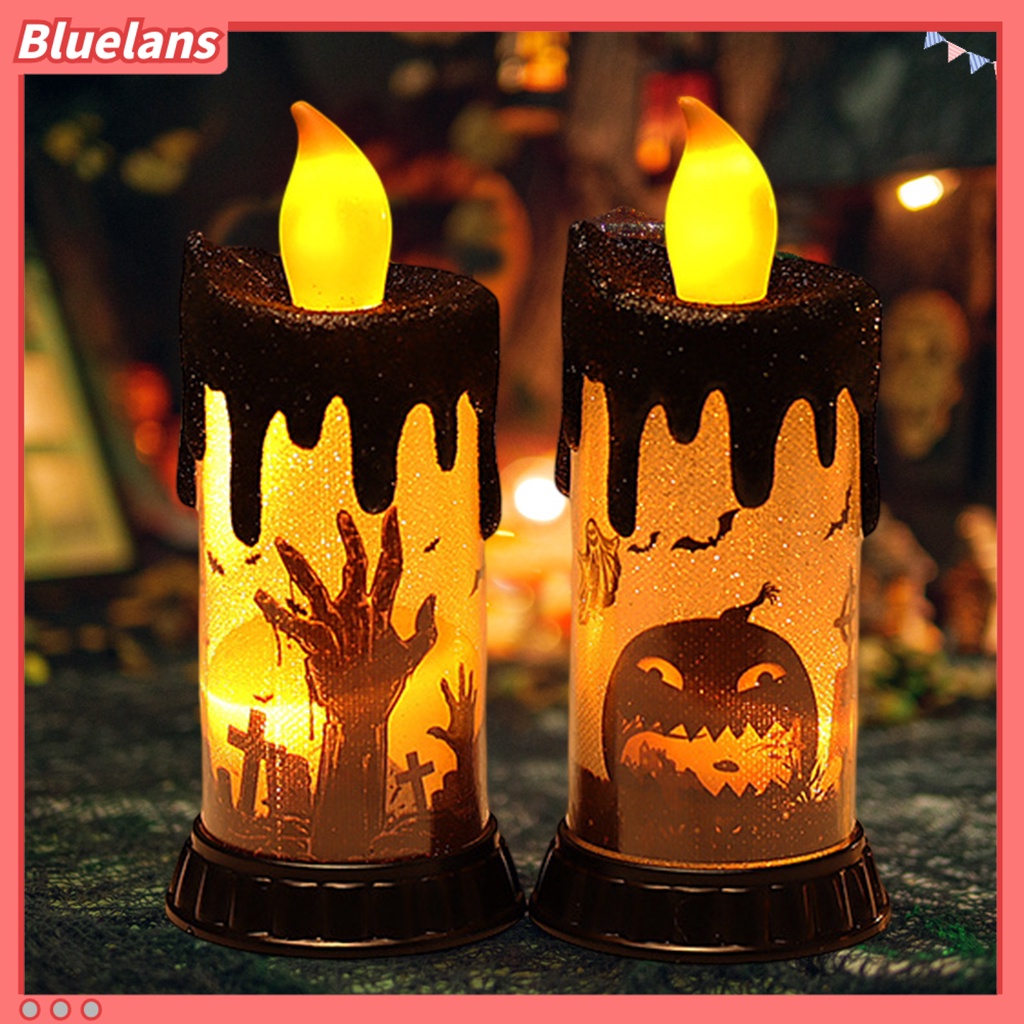 Lilin Bentuk Hantu Tangan Tanpa Api Untuk Dekorasi Halloween