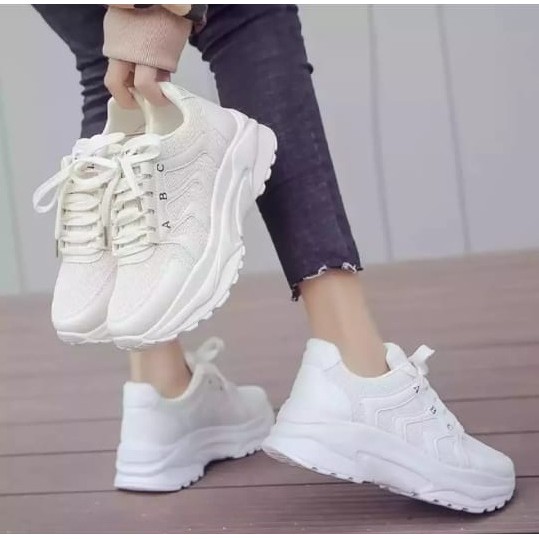 JURAGAN ONLEN - SUPER SALE !!! Sepatu Sneaker ABCD Import 36 - 40 BISA COD STYLE BTS KOREA TRENDY-2