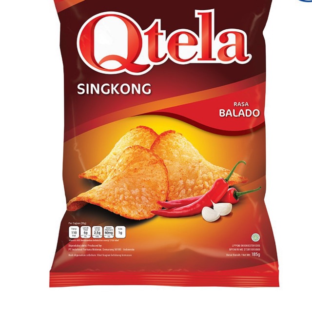 

PROMO!! QTELA SINGKONG BALADO 185GR BIG