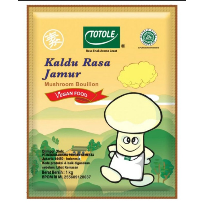 

Totole Kaldu Jamur 1kg - Kemasan Jumbo Halal