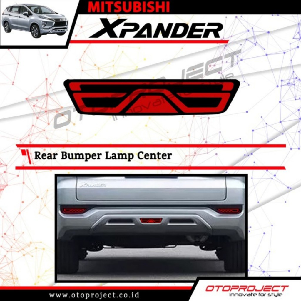 Rear Bumper Lamp Xpander Center /Lampu bumper Xpander Center