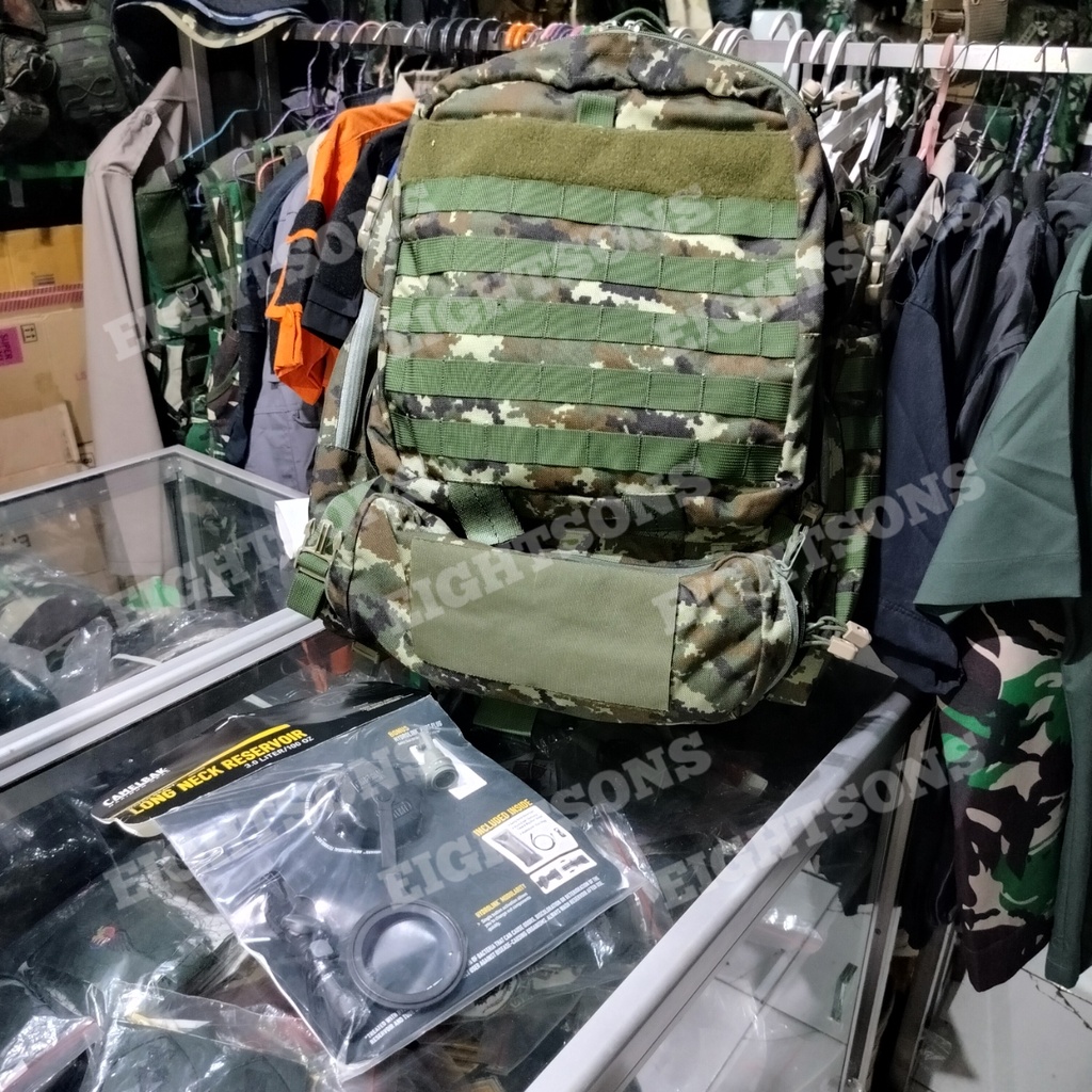 Tas Ransel Loreng Raider Kartika Eka Paksi Jatah Original TNI