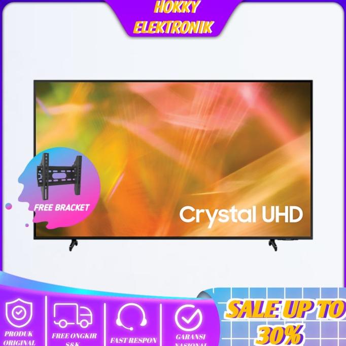 LED TV 43" INCH SAMSUNG UA43AU8000KXXD SMART TV 4K UHD AIRSLIM AU8000