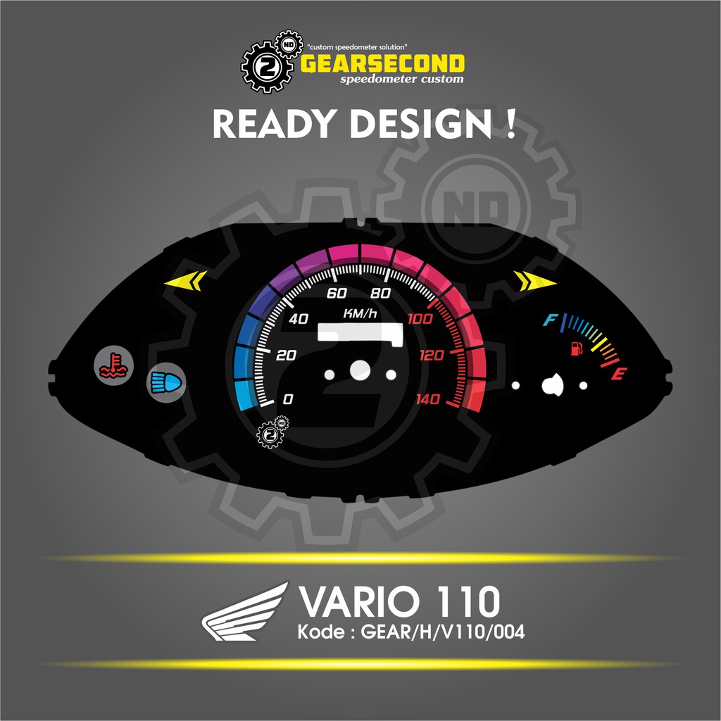 Jual READY STOCK PANEL SPEEDOMETER CUSTOM HONDA VARIO 110 KARBU