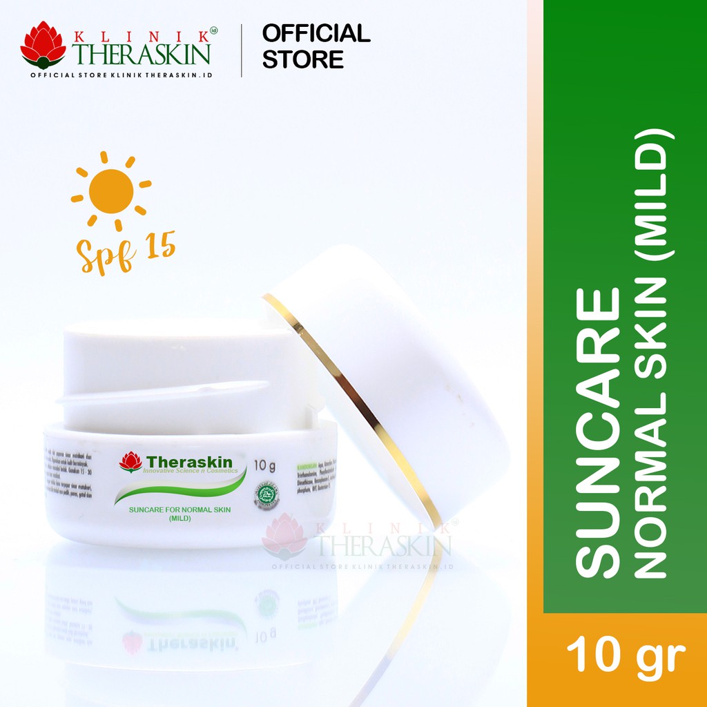 Cream Theraskin Suncare for Normal Mild SPF 15 / Tabir Surya SPF15 / Untuk Kulit Normal