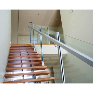 Railing Kaca Temperred Tangga Balkon Kaca Stainless | Shopee Indonesia