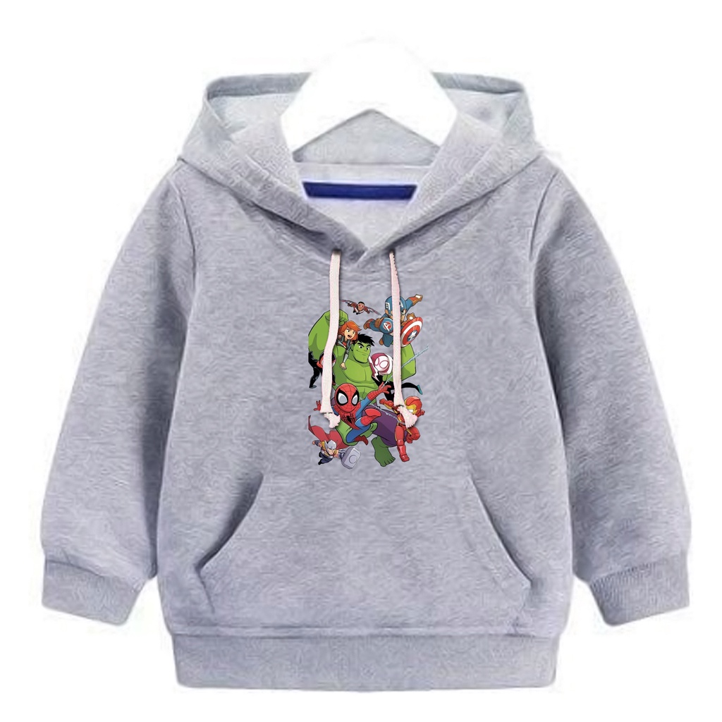 Jaket sweater hoodie anak laki - laki usia 2 3 4 5 6 7 8 19 10 tahun / switer  anak laki laki perempuan karakter hero HULK  / GROSIR TERMURAH BISA COD