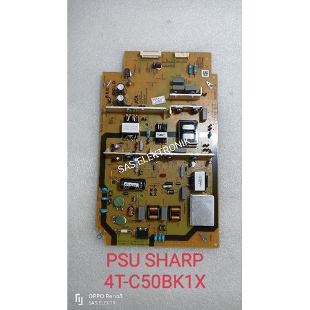 PSU POWER SUPLAY REGULATOR TV LED SHARP 50 INCH 4T-C50BK1X 4T-C50BK1 X 4T-C50BK 1X
