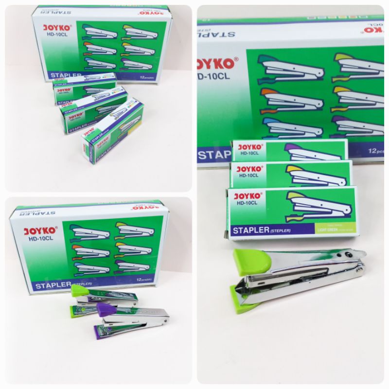 Stapler Joyko Isi 6Pcs Steples HD Warna Grosir