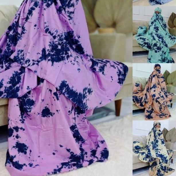 ➾ MUKENA JUMBO DEWASA / MUKENA BALI KATUN RAYON JUMBO / MUKENA HYGET PLISKET LAMIA / MUKENA TIEDYE ➹