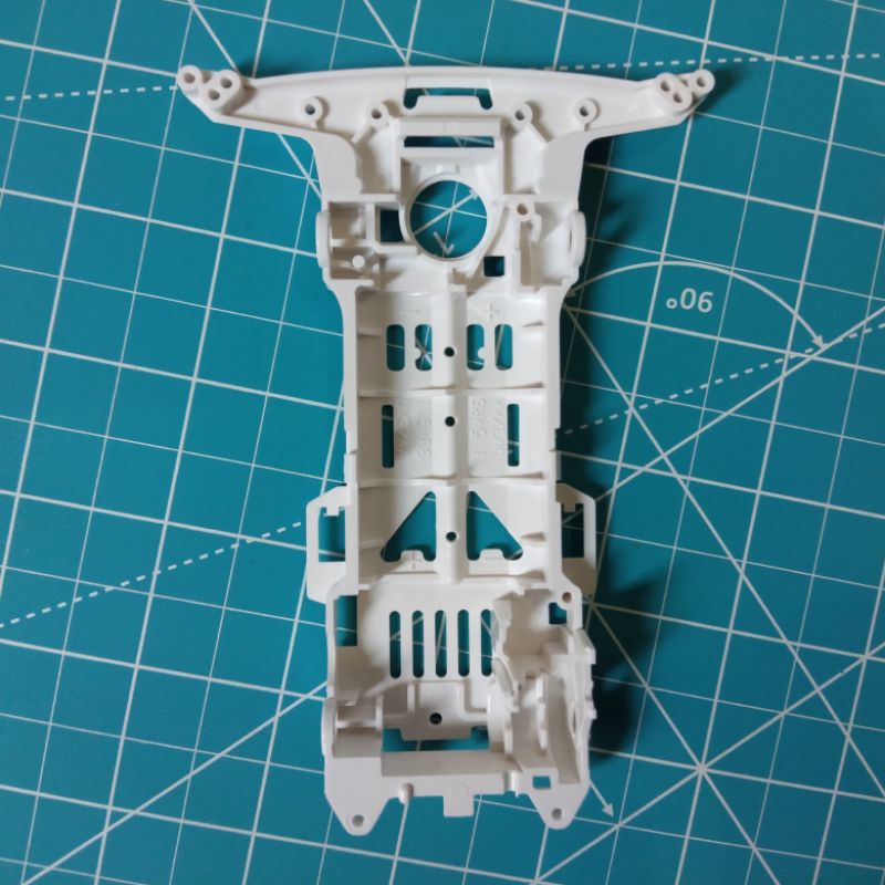 Tamiya super 2 II s2 chassis putih