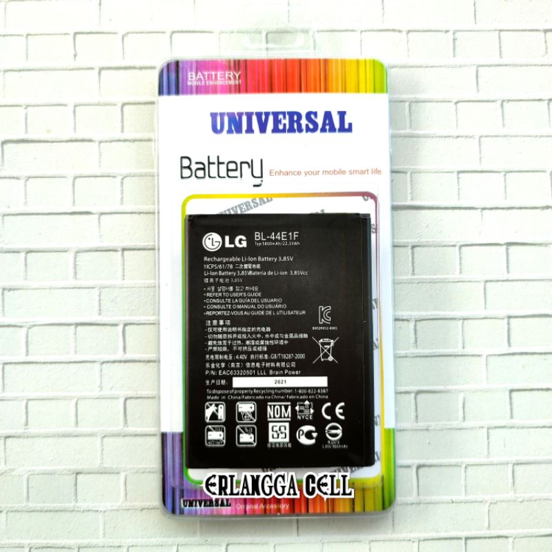 BATRE BATERAI LG V20 STYLUS 3 F800 H990 / LG BL44E1F BL-44E1F