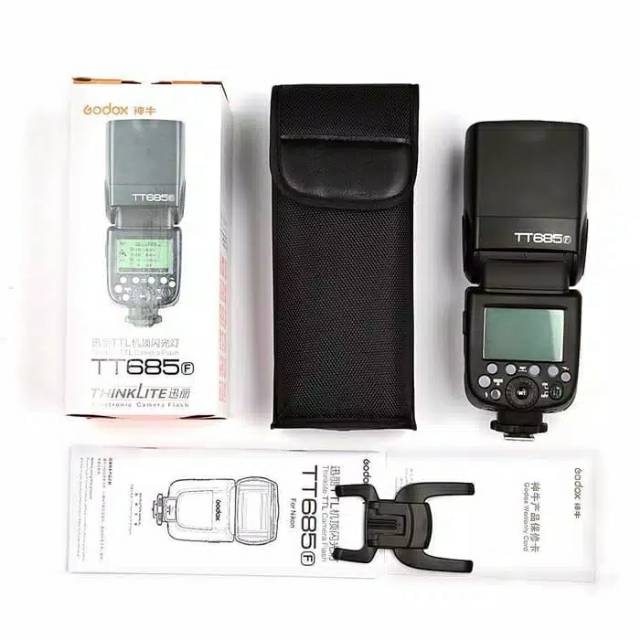 Paket hemat GAC flash GODOX TT-685F TT685F TT-685 Fuji  + triger GODOX X2T F