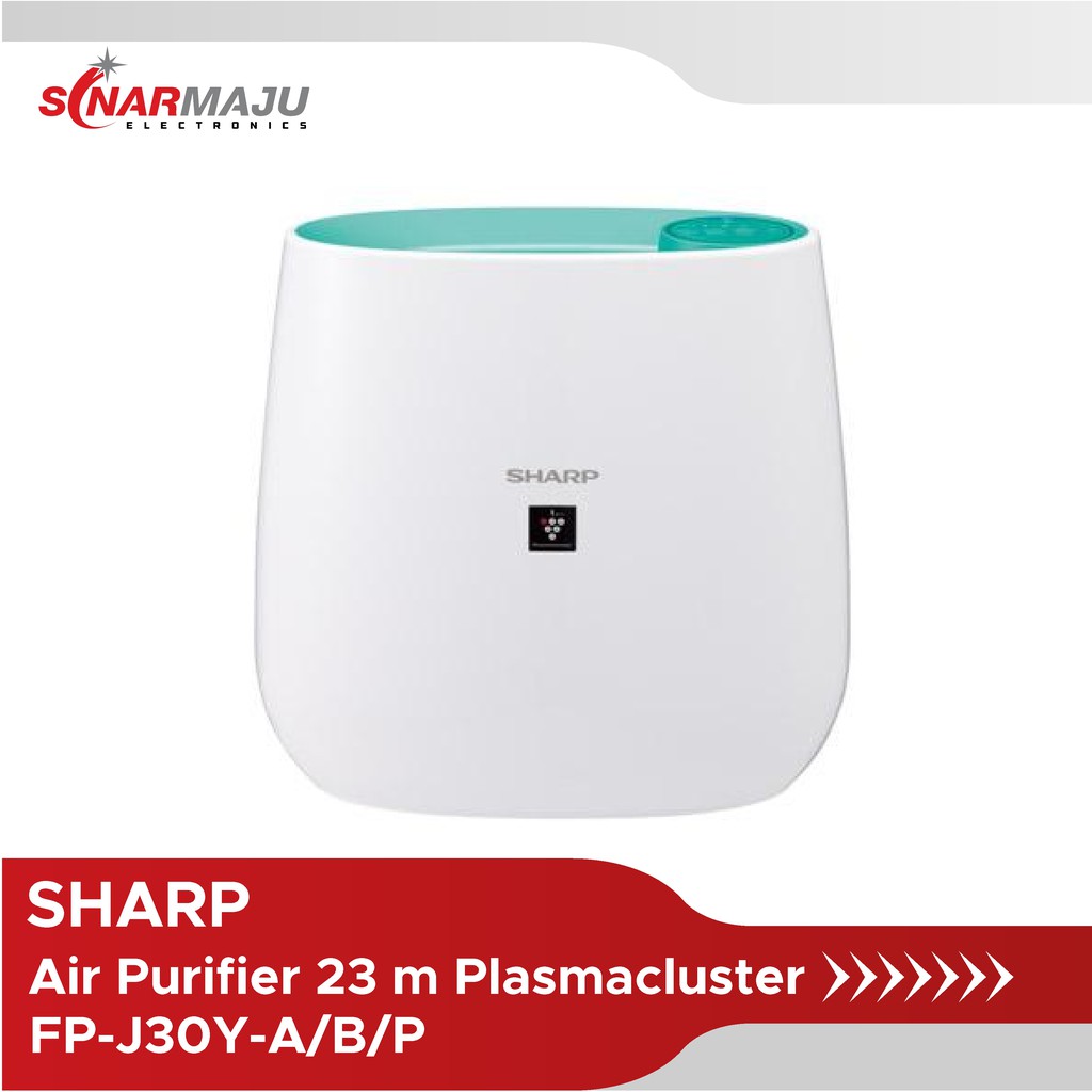 air purifier sharp 23 meter plasmacluster fp j30y a b p   fp j30y