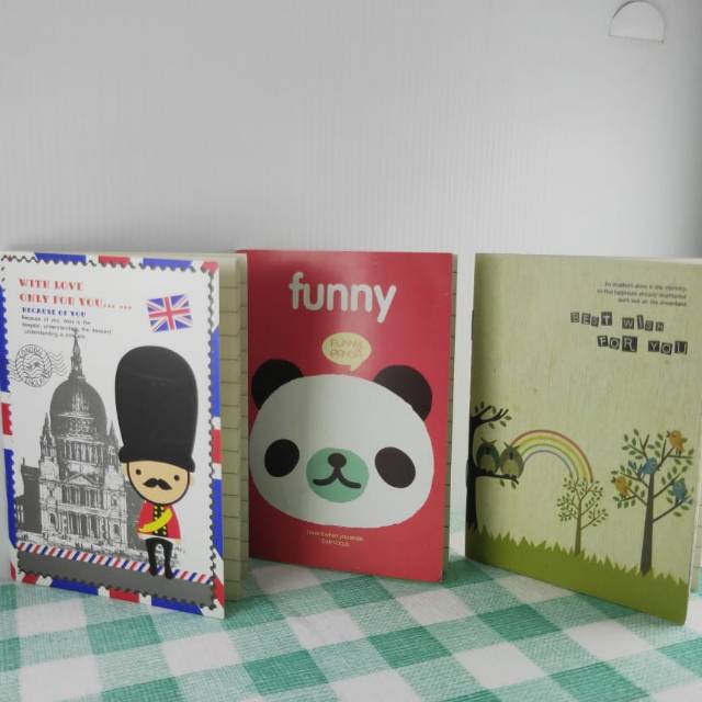 

Promo 4pcs Buku Notebook mini memo kecil lucu YZF7-JEMPOL-BREBES Tegal