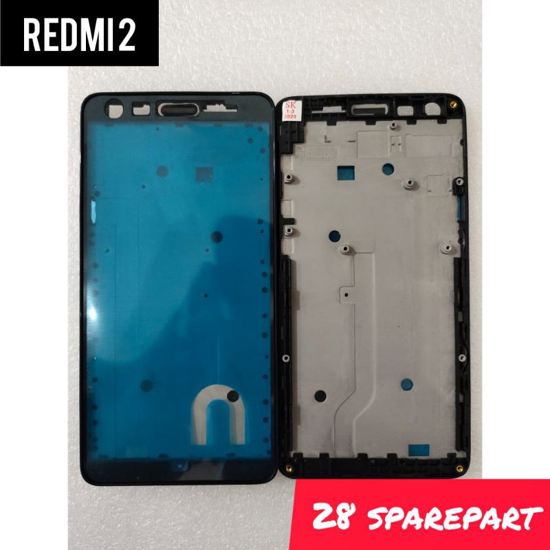 FRAME LCD/DUDUKAN LCD TULANG TENGAH XIAOMI REDMI 2/2S ORIGINAL