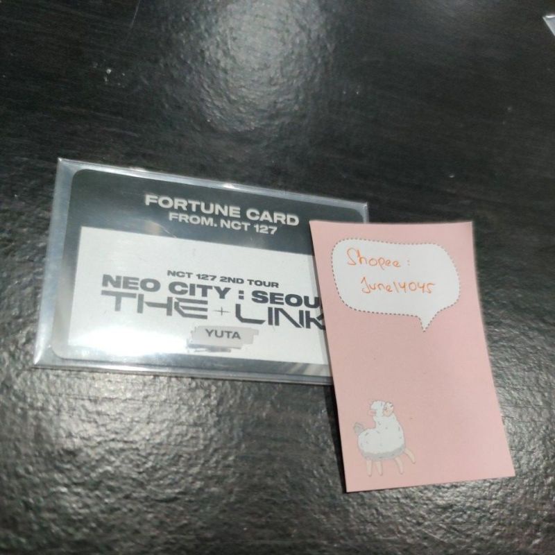 fortune card yuta fortune scratch nct 127 the link