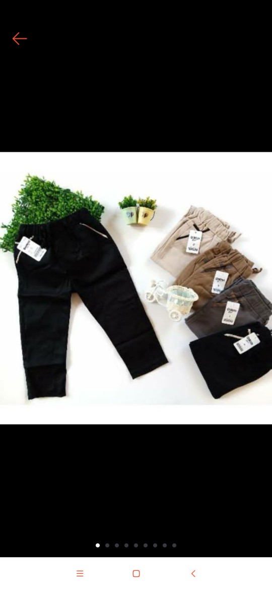 Kemeja Batik Anak Pendek Motif Manggar Kuning Usia 1-12 Tahun