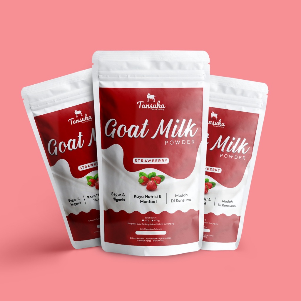 

COD - Susu Kambing Etawa Grid 1 - Susu Kambing Murni 1 Kg - Rasa Strawberry - Obat Herbal.