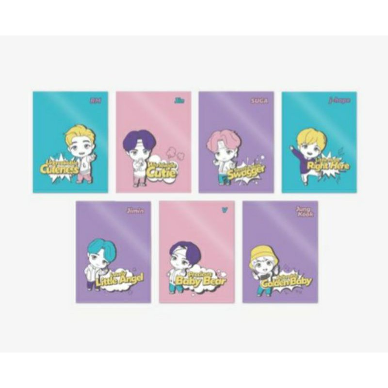 

(PO KOREA) TINY TAN 2 POCKET FOLDER - LIMITED