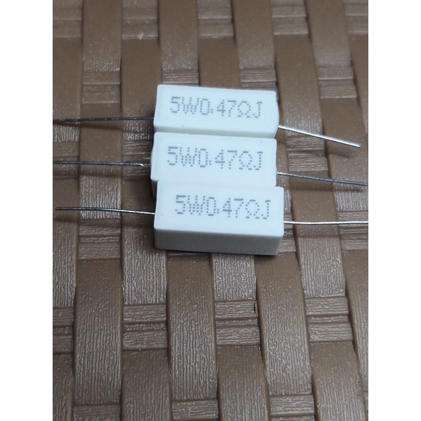 Resistor 0,47 Ohm 5W