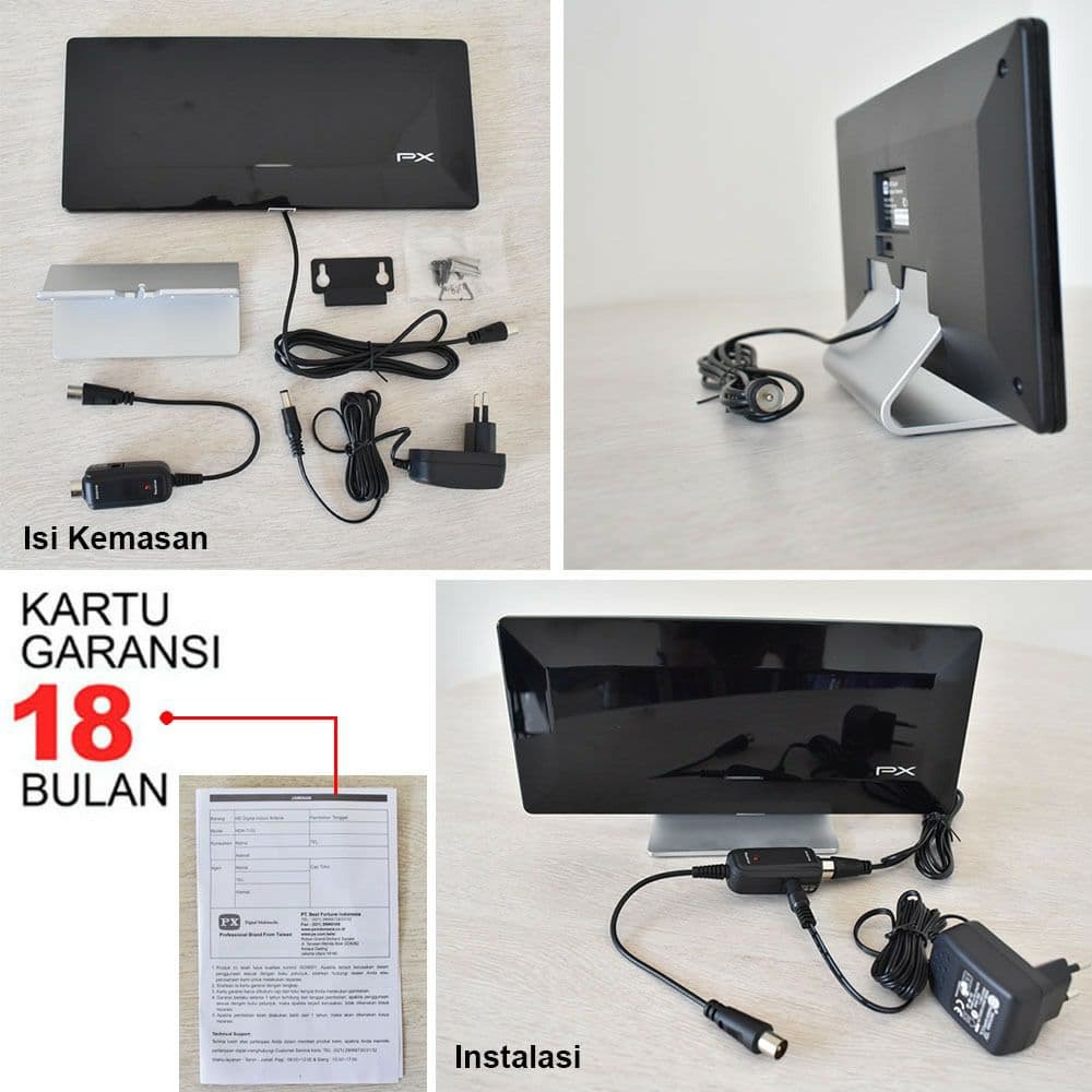 PX HDA-1100 Antena TV Digital Analog Indoor - GARANSI 18 BULAN