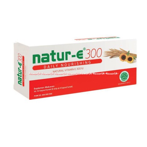 Natur-E 300 IU 32kapsul Daily Nourishing Natural Vitamin E Nature E Orange Memelihara Kesehatan Kulit Vit E 32 Kapsul