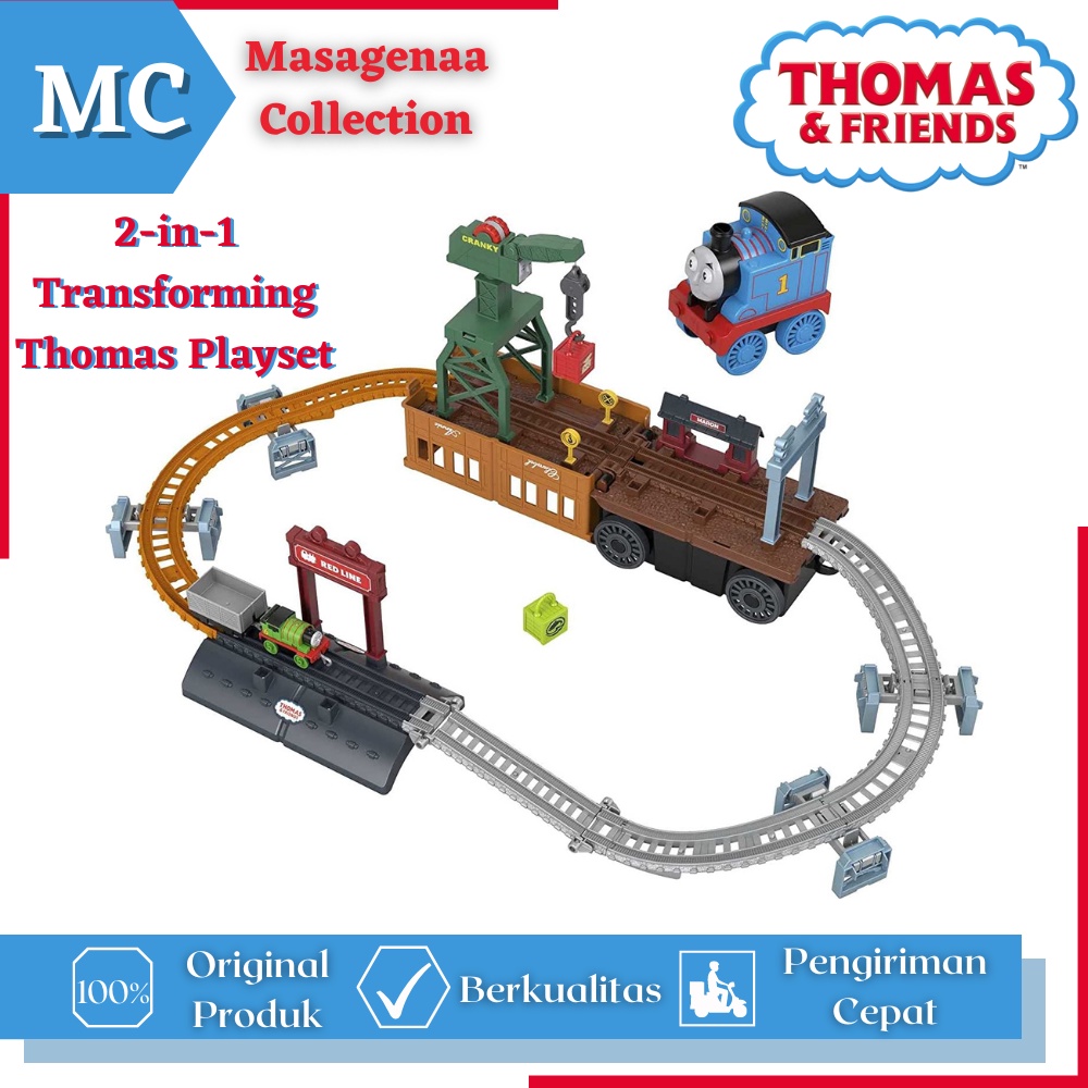 Mainan Maenan Kereta Kreta Api Rel Thomas And Friends Friend Track Trackmaster Master 2 In 1 2in1 Tr