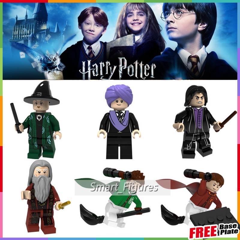 Pg8162 Mainan Action Figure Mini Karakter Harry Potter Dumbledore Hogwarts Quirinus Professor Snape