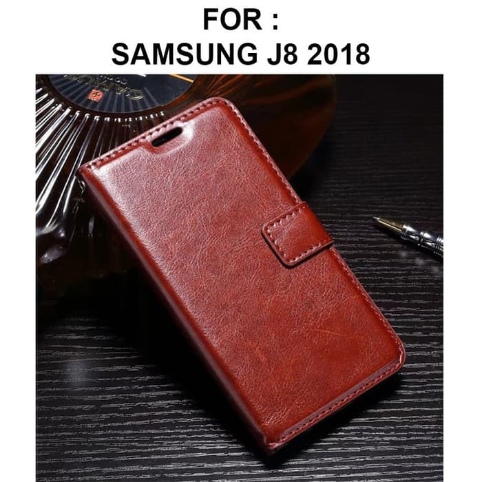Flip cover wallet case Samsung J8 2018 / case hp / soft case Samsung J8 2018 / hard case