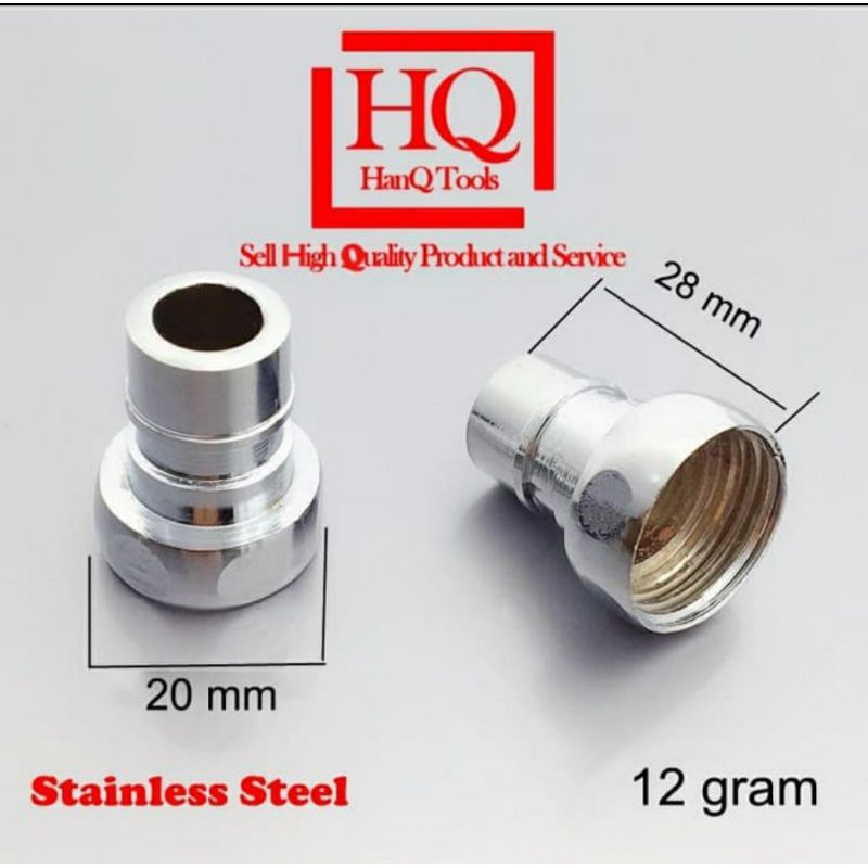 Sambungan Selang Mulut Sambung Kran Keran Drat dalam 5/8inch hose nipple nepel