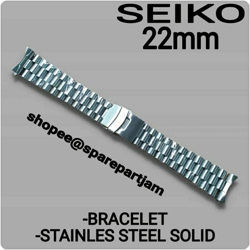 New 22mm President Bracelet Seiko Skx 007,009,6309,7002 Stainless Steel