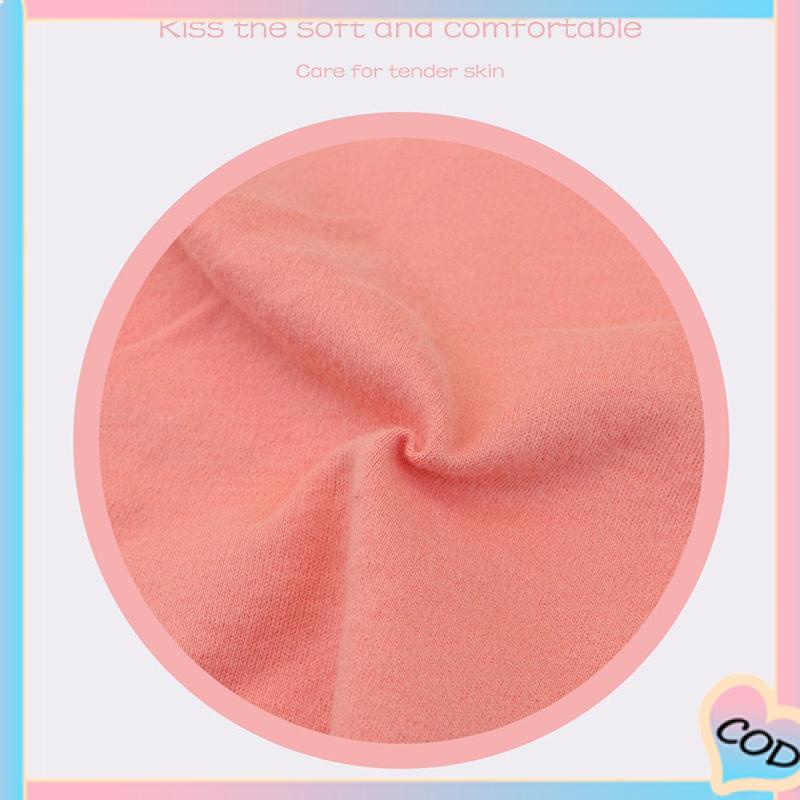 COD❤️ Handuk Bayi Saliva Double Snap Button Kepala Bayi Baru Lahir Bib Segitiga Scarf-A.one