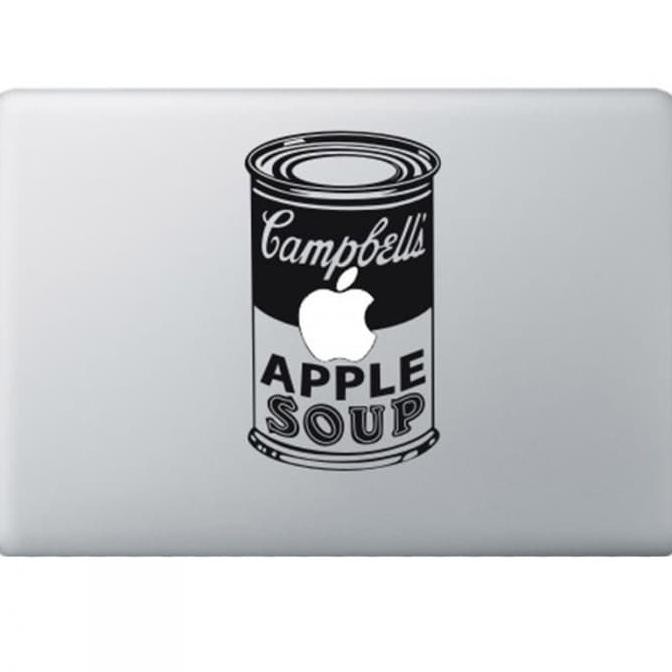 047 macbook decal sticker vinyl aksesoris laptop apple soup