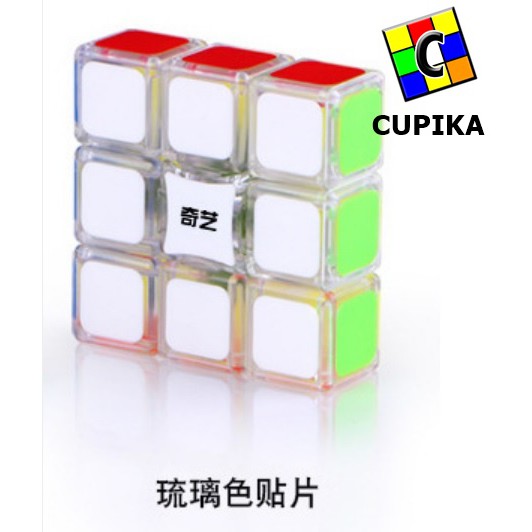 Rubik Floppy 1x3x3 3x1 3x3x1 QIYI QIDI ghost tranparan Original