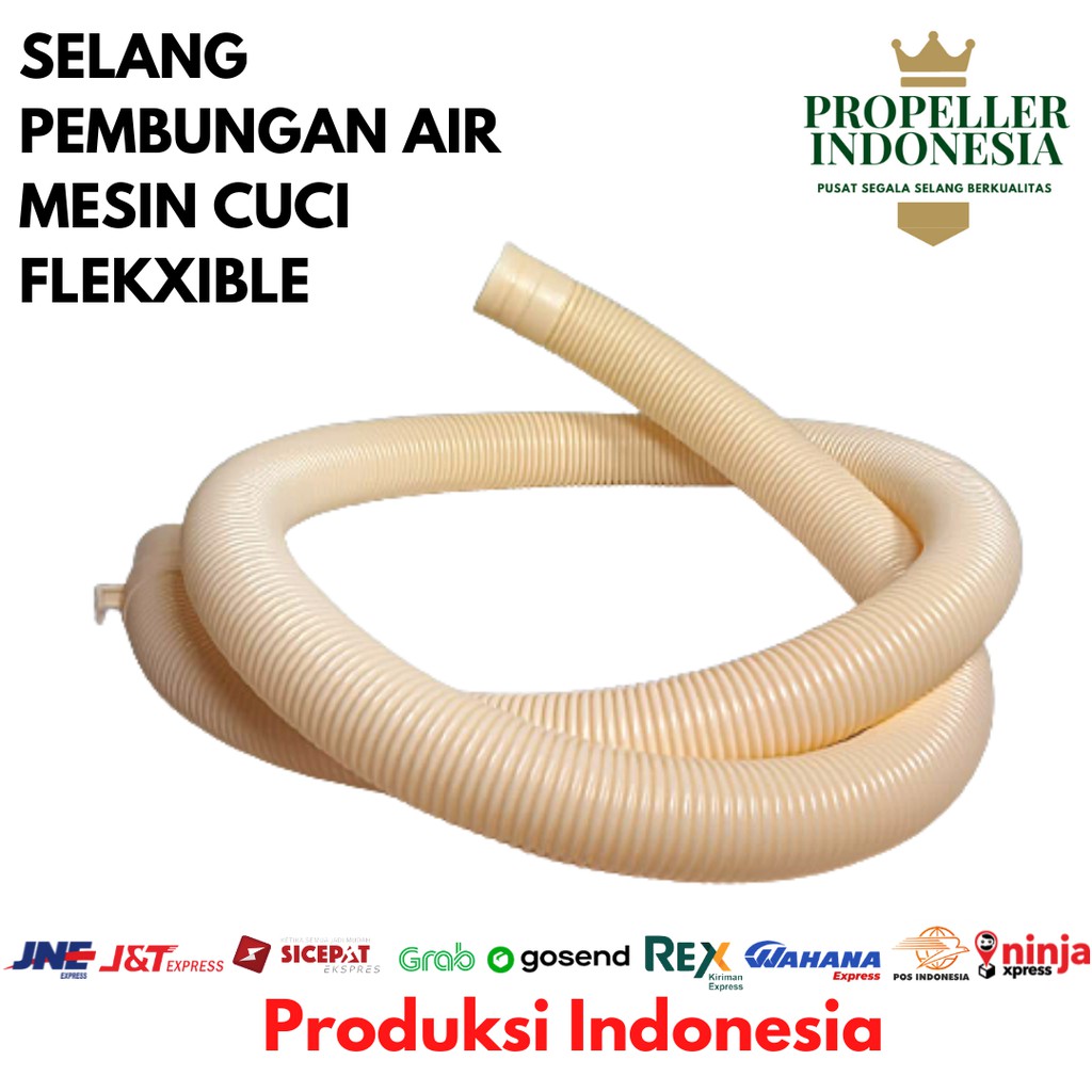 Selang Fleksible Pembuangan Air Mesin Cuci Universal 1,5 Meter