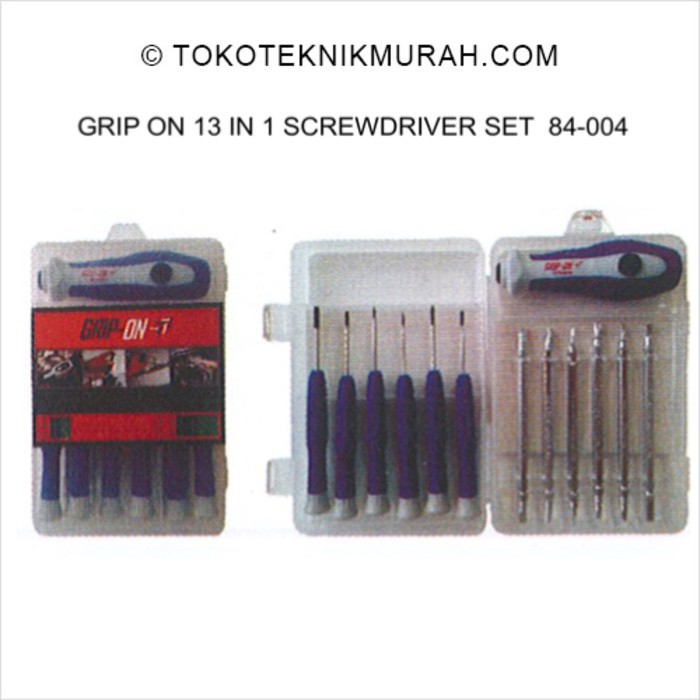 Grip On 13 In 1 Screwdriver Set 84-004